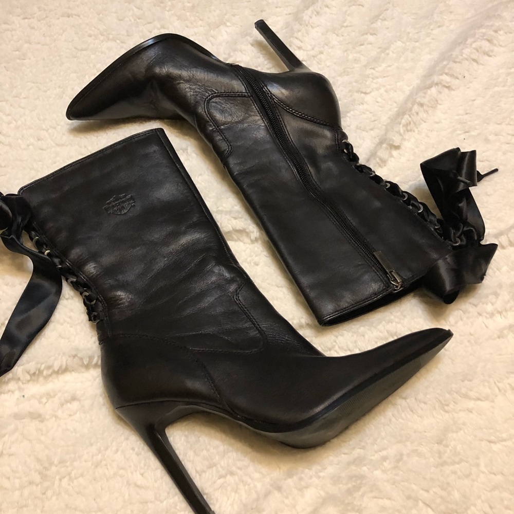 Harley Davidson high heel boots